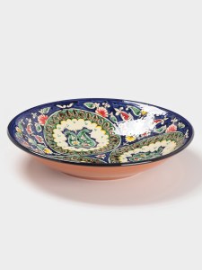 Ляган узбекский Риштанская Керамика «Узоры», d=33 см