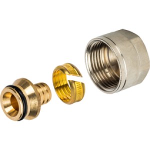 Фитинг компрессионный 16*2,2*1/2" д/труб ПЭ