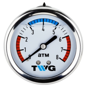 Манометр гидрозаполненный TWG (подкл. сзади)