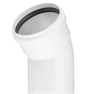 Отвод 45 D80 (М-П) радиусный с манжетой