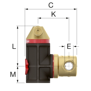 Сепаратор воздуха FLAMCO Flamcovent Smart 1