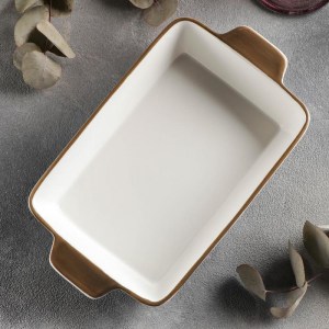 Форма для запекания прямоугольная «Нептун», 23,5×13,5×4,5 см